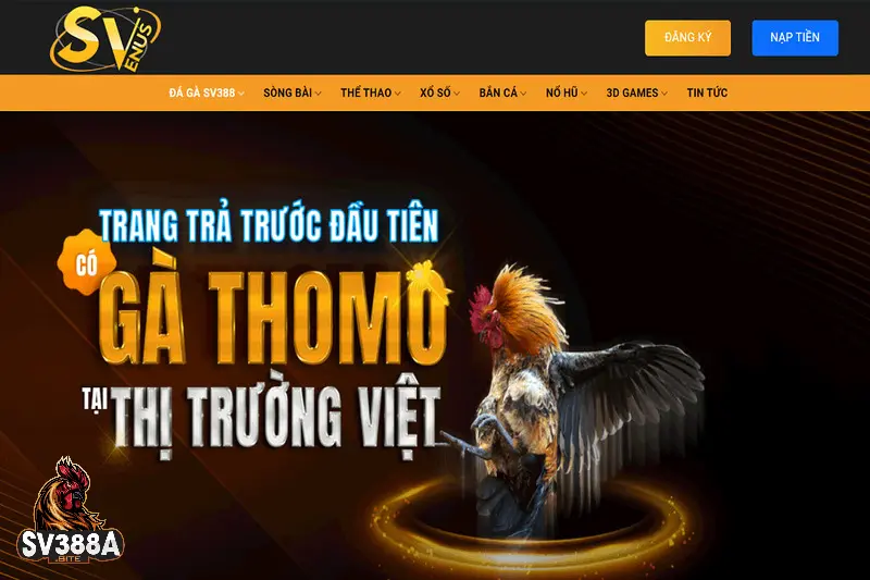 SV388 - Trang đá gà trực tuyến số 1 tại Việt Nam